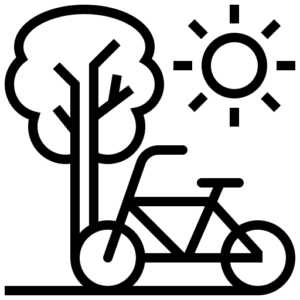 Afgesloten fietsenstalling - Welldone Resort